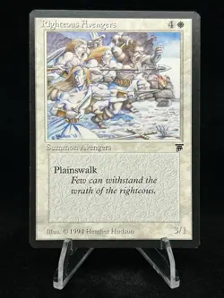 RIGHTEOUS AVENGERS Legends 1994 Magic The Gathering (MTG) TCG Uncommon 🔥MINT🔥 - Image 1