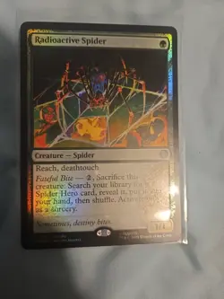 Radioactive Spider Marvel's Spider-Man Foil #285 MTG Near Mint Promo - Image 1