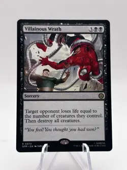 Villainous Wrath 0074 Marvel's Spider-Man SPM MTG NM - Image 1