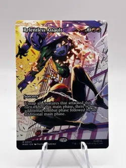 Relentless Assault 0025 Borderless Marvel's Spider-Man MAR MTG NM - Image 1