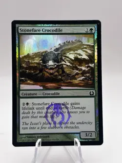 Stonefare Crocodile 136/274 Foil Return to Ravnica RTR MTG LP - Image 1