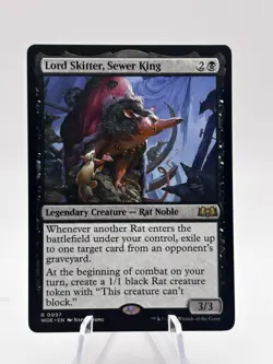 Lord Skitter, Sewer King 0097 Wilds of Eldraine WOE MTG NM - Image 1