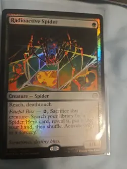 Radioactive Spider Marvel's Spider-Man Foil #285 MTG Near Mint Promo - Image 1