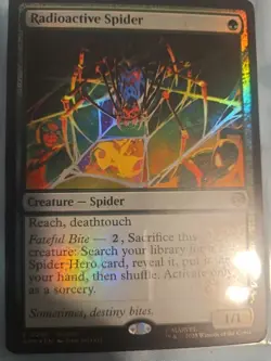 Radioactive Spider Marvel's Spider-Man Foil #285 MTG Near Mint Promo - Image 3