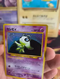 Pokemon Karte Card Celebi Neo Revelation Rare 2000 Holo Wotc japanese Exc - Image 4