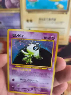 Pokemon Karte Card Celebi Neo Revelation Rare 2000 Holo Wotc japanese Exc - Image 5