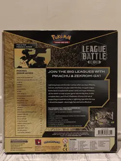 Pikachu and Zekrom Tag Team GX Battle Deck Brand New Factory Sealed Pokemon TCG - Image 2