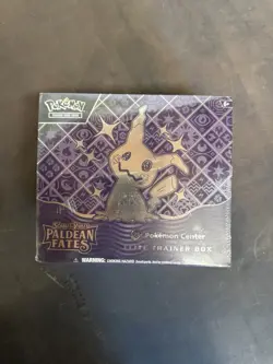 Pokemon TCG Paldean Fates Pokemon Center Elite Trainer Box ETB Not Perfect - Image 1