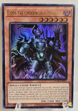 Eidos the Underworld Monarch DUAD-EN017 UR Duelist's Advance NM 1st Ed YUGIOH - Image 1