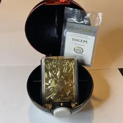 1999 Burger King Pokemon Togepi 23K Gold Plated Trading Card + Poke Ball - Image 1