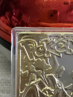 Burger King 23K Gold Plated CHARIZARD Trading Card and Ball, 1999 Pokemon Ball - Image 3