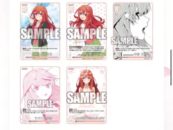 The Quintessential Quintuples Card Game Booster Box (case) vol.1 Free Shipment - Image 4