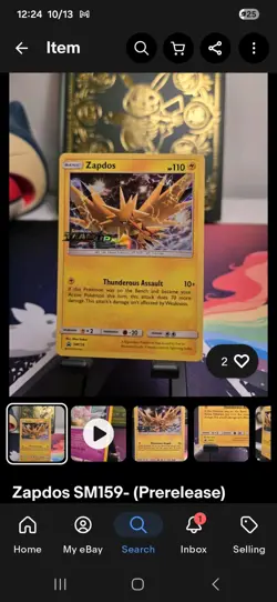 3 Pokemon Card Bundle Dialga Sylveon Zapdos - Image 3