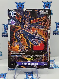 Digimon Card Game Nidhoggmon BT7-077 U NM - Image 1