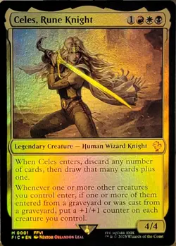 Celes, Rune Knight Commander: Final Fantasy Foil - Image 1