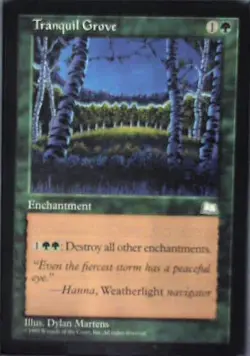 Tranquil Grove - Weatherlight: #142, Magic: The Gathering Nm R208 - Image 1