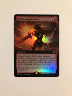 MTG Molten Duplication Extended Art Foil (Big Score) - OTJ - Near Mint - Image 1