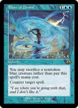 Flare of Denial (Retro Frame) MTG Modern Horizons 3 Foil #400 - Image 1