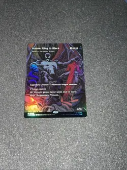 Magic The Gathering Spider-Man Venom King In Black Mythic Full Art Foil NM - Image 1