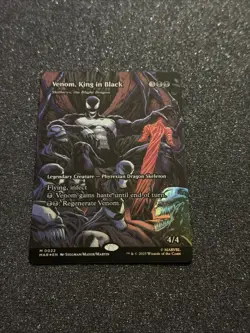 Magic The Gathering Spider-Man Venom King In Black Mythic Full Art Foil NM - Image 2