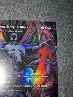 Magic The Gathering Spider-Man Venom King In Black Mythic Full Art Foil NM - Image 5