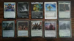 MTG 10 x White Humans Rares & Mythic Bundle Collection Lot Inc Foils - Image 1