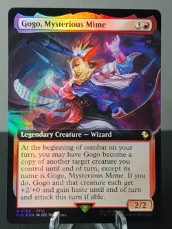 0153 Gogo, Mysterious Mime Extended Art Foil Magic The Gathering Final Fantasy - Image 1