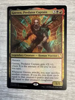Greven, Predator Captain [Commander 2019] Magic MTG 043/302 - Image 1