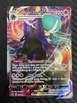 Pokemon TCG Shadow Rider Calyrex VMAX Sword & Shield Chilling Reign 075/198 NM - Image 1