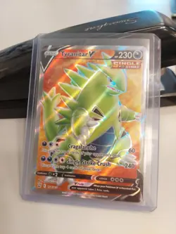 Pokemon TCG Tyranitar V 154/163 Battle Styles Full Art LP Rare - Image 1
