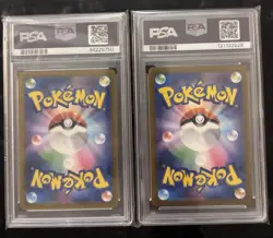 2023 Pokemon SVG Japanese Charmander & Squirtle PSA 9 Mint Set of 2 - Image 2