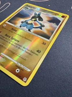 Lucario 6/130 Pokemon 2007 Diamond & Pearl Reverse Holo MP - Image 3