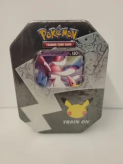 Pokemon Dark Sylveon V Tin Pokemon Celebrations FACTORY SEALED - Image 1