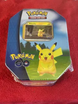 Pokemon TCG Pokemon GO Tin - Pikachu - Factory Sealed New - Image 1