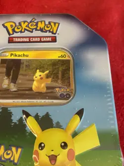 Pokemon TCG Pokemon GO Tin - Pikachu - Factory Sealed New - Image 3