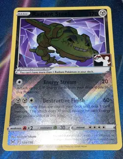 Pokemon Radiant Steelix Play Prize Promo Lost Origin 124/196 NM/MINT - Image 2