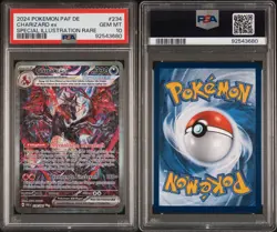 2024 Pokemon Karte SV Paldean Fates PAF DE Charizard ex #234/091 PSA 10 - Image 3