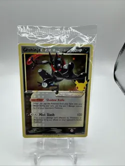 Pokemon Celebrations GRENINJA Gold Star Sealed Black Star Promo SWSH144 (1) - Image 1