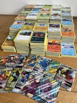 100 Pokemon Cards Bundle Including Holographic EEVEE + HOLO/REVERSES JOBLOT - Image 4