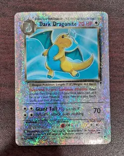 Dark Dragonite 5/110 Legendary Collection Reverse Holo 2002 Vintage Pokemon Card - Image 1