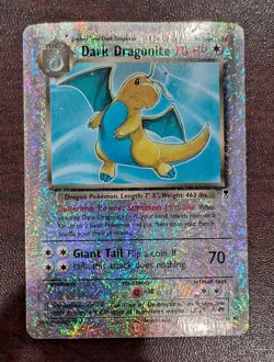 Dark Dragonite 5/110 Legendary Collection Reverse Holo 2002 Vintage Pokemon Card - Image 3