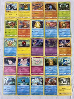 Sun & Moon x82 Regular Trading Cards Pokemon TCG English Bulk 2017-2020 LP - Image 4