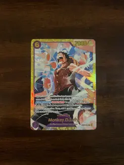 One Piece Card Game Monkey.D.Luffy Reprint EB02-061 SEC English prb 02 full art - Image 1