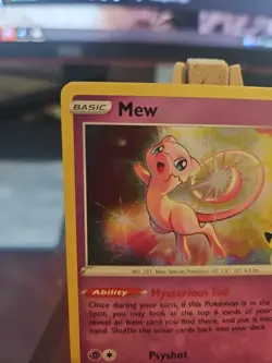 Pokemon Mew TCG Holo Rare Card Celebrations 011/025 NM Condition - Image 2