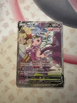 Pokemon TCG Fusion Strike Mew v Holo Alternative Art Ultra Rare Card 251/264 - Image 1
