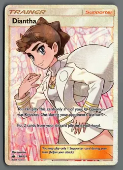 Diantha (Full Art) 130/131 SM - Forbidden Light Pokemon Card - Image 1