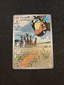 Pokemon TCG Farigiraf Scarlet & Violet Paldea Evolved Holo Card 228/193 - Image 1