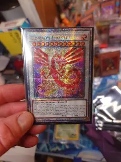 Crimson Dragon Duelist Nexus Quarter Century Secret Rare Card DUNE-EN038 - Image 2
