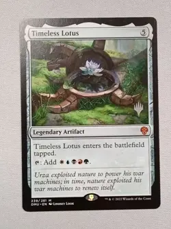 Timeless Lotus - Promo DMU LP MTG Magic The Gathering Dominaria United Promo - Image 1