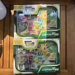 LOT OF 2 Leafeon V Star Special Collection Factory Sealed English Pokemon TCG - Image 1